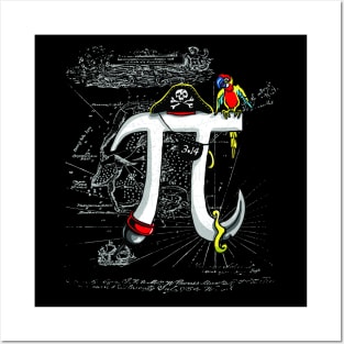 Pirate Pi Day Posters and Art